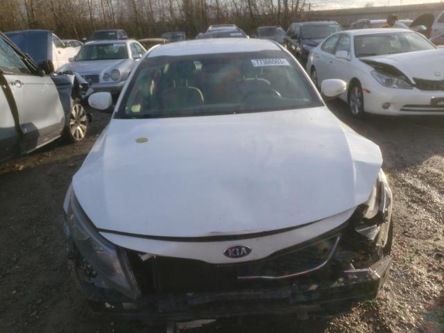 KNAGM4A79E5459699 - 2014 KIA OPTIMA LX WHITE photo 5