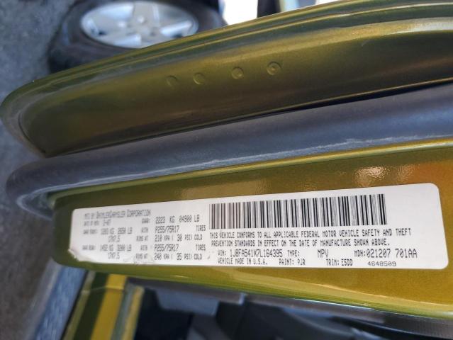 1J8FA541X7L164395 - 2007 JEEP WRANGLER SAHARA GREEN photo 12