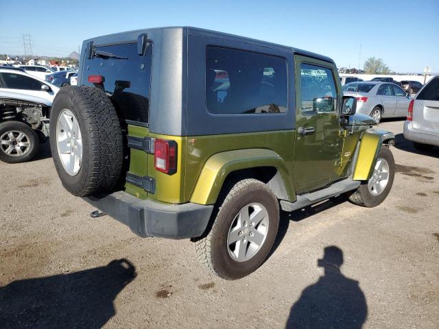 1J8FA541X7L164395 - 2007 JEEP WRANGLER SAHARA GREEN photo 3