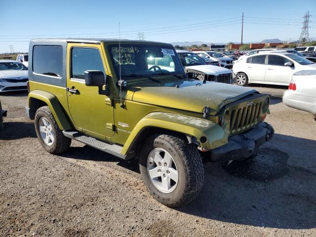 1J8FA541X7L164395 - 2007 JEEP WRANGLER SAHARA GREEN photo 4