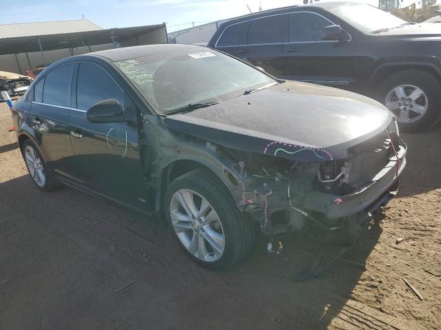 1G1PG5SB2F7294855 - 2015 CHEVROLET CRUZE LTZ BLACK photo 4