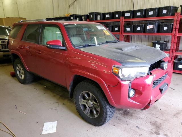 JTEBU5JR0G5333041 - 2016 TOYOTA 4RUNNER SR5/SR5 PREMIUM 红色 照片 4