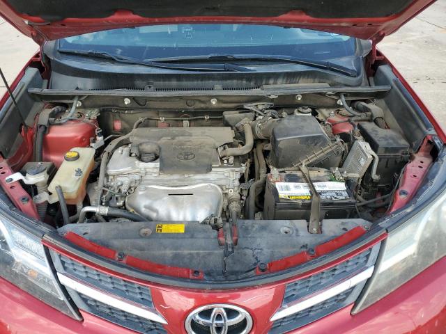 2T3ZFREV8DW066800 - 2013 TOYOTA RAV4 LE RED photo 12