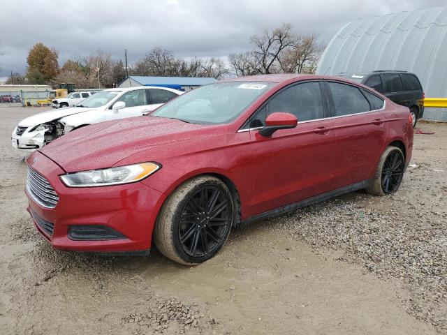 3FA6P0G72ER241242 - 2014 FORD FUSION S RED photo 1