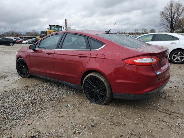 3FA6P0G72ER241242 - 2014 FORD FUSION S RED photo 2