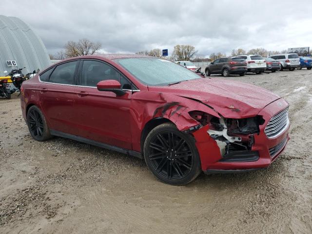 3FA6P0G72ER241242 - 2014 FORD FUSION S RED photo 4