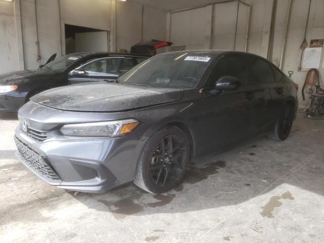 2HGFE2F56NH510691 - 2022 HONDA CIVIC SPORT ნაცრისფერი ფოტო 1