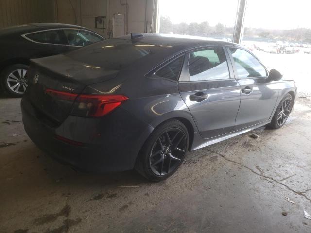 2HGFE2F56NH510691 - 2022 HONDA CIVIC SPORT ნაცრისფერი ფოტო 3