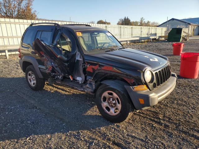 1J4GL48K37W517796 - 2007 JEEP LIBERTY SPORT BLACK photo 4