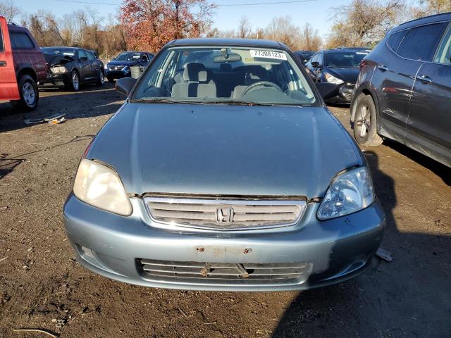 2HGEJ6616YH534263 - 2000 HONDA CIVIC BASE TEAL photo 5