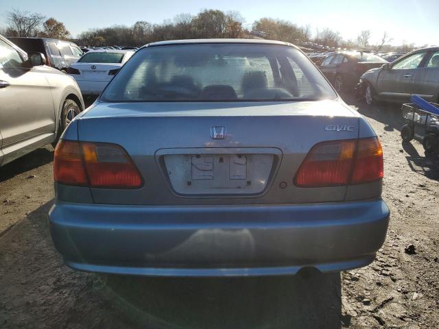 2HGEJ6616YH534263 - 2000 HONDA CIVIC BASE TEAL photo 6