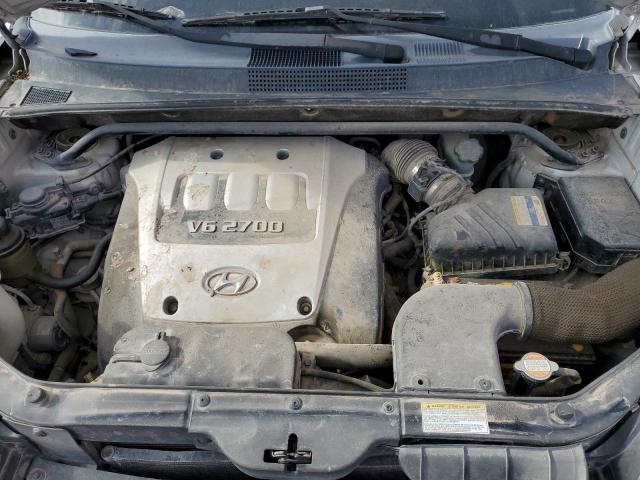 KM8JN12D97U615592 - 2007 HYUNDAI TUCSON SE WHITE photo 11