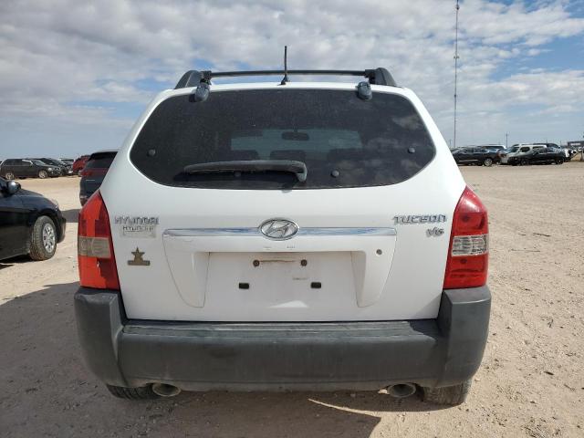 KM8JN12D97U615592 - 2007 HYUNDAI TUCSON SE WHITE photo 6