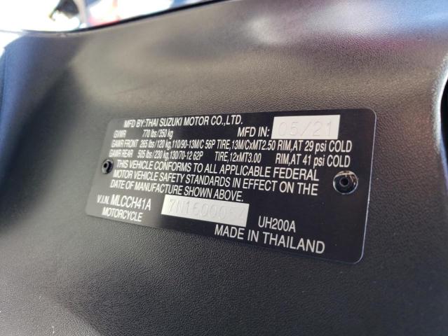 MLCCH41A7N1600054 - 2022 SUZUKI UH200 BLACK photo 10