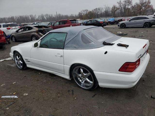 WDBFA68F0YF190280 - 2000 MERCEDES-BENZ SL 500 WHITE photo 2