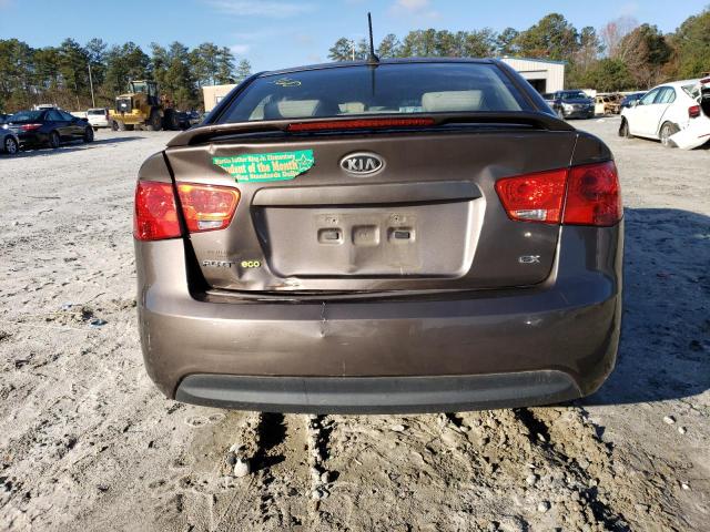 KNAFU4A29D5687135 - 2013 KIA FORTE EX GRAY photo 6