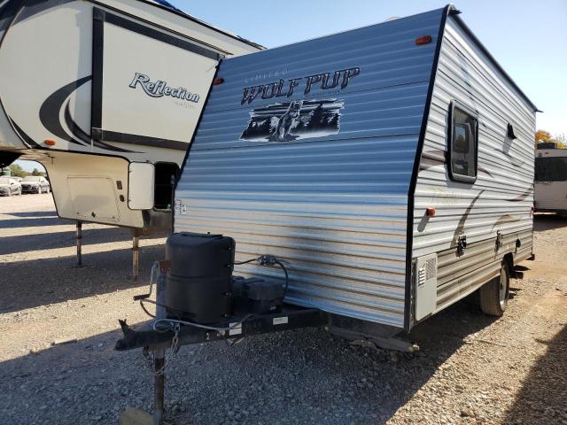 4X4TCK619EK023735 - 2014 KEYSTONE TRAILER GRAY photo 2