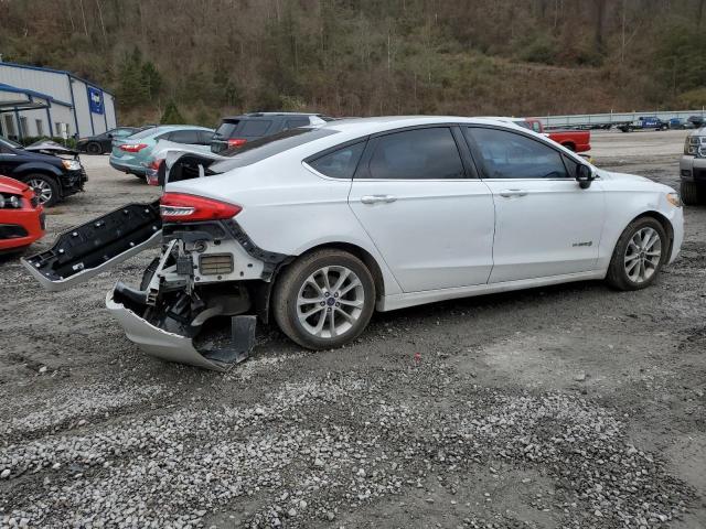 3FA6P0LUXKR180844 - 2019 FORD FUSION SE WHITE photo 3