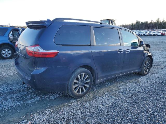 5TDJZ3DC7JS208312 - 2018 TOYOTA SIENNA LE BLUE photo 3