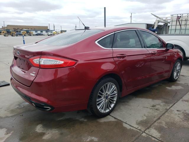 3FA6P0H96FR223635 - 2015 FORD FUSION SE MAROON photo 3