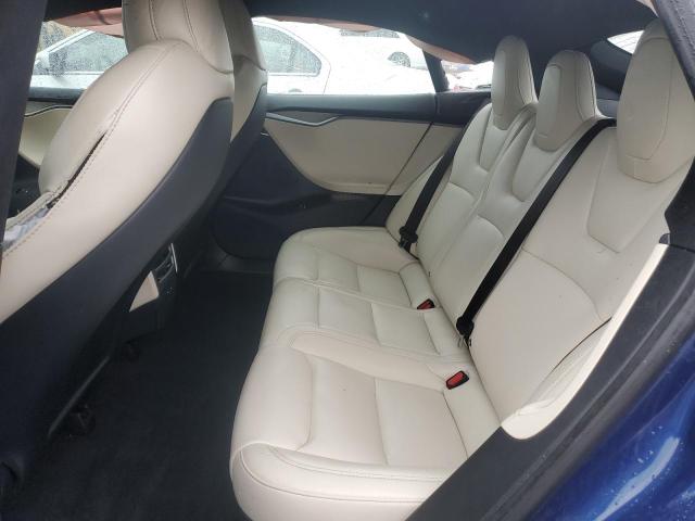 5YJSA1E24LF411199 - 2020 TESLA MODEL S BLUE photo 10