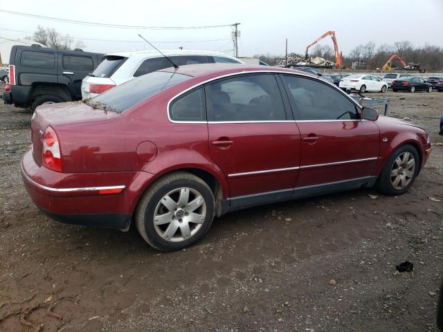 WVWRH63B81P298337 - 2001 VOLKSWAGEN PASSAT GLX Bordo foto 3