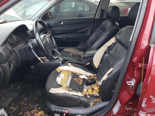 WVWRH63B81P298337 - 2001 VOLKSWAGEN PASSAT GLX Bordo foto 7