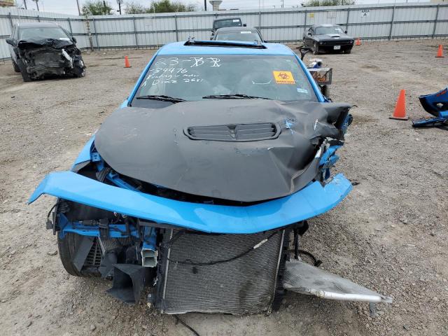 1G1FF1R70N0104437 - 2022 CHEVROLET CAMARO LT1 BLUE photo 5