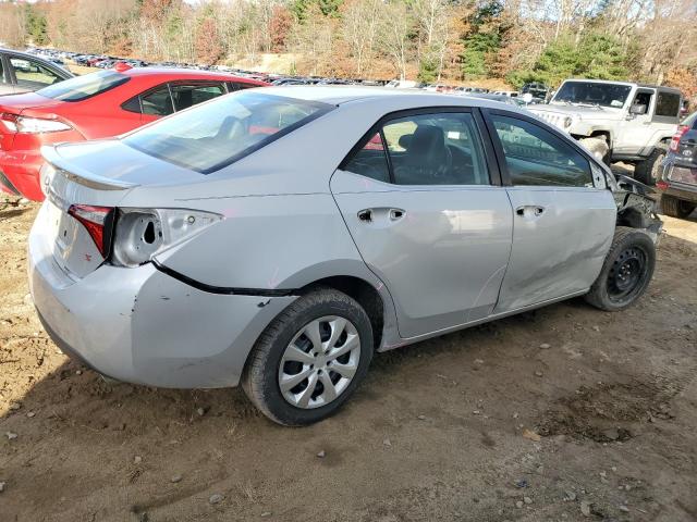 2T1BURHE6EC051582 - 2014 TOYOTA COROLLA L SILVER photo 3