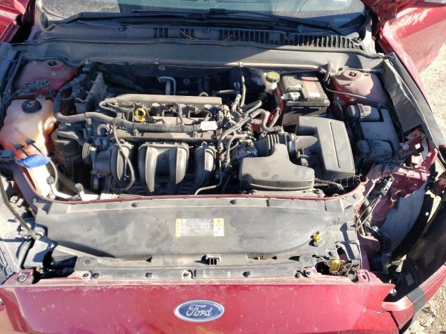 1FA6P0H78G5105928 - 2016 FORD FUSION SE RED photo 11