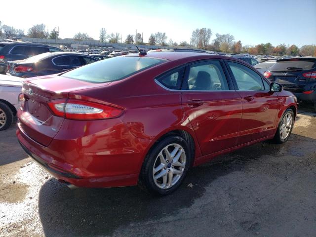 1FA6P0H78G5105928 - 2016 FORD FUSION SE RED photo 3