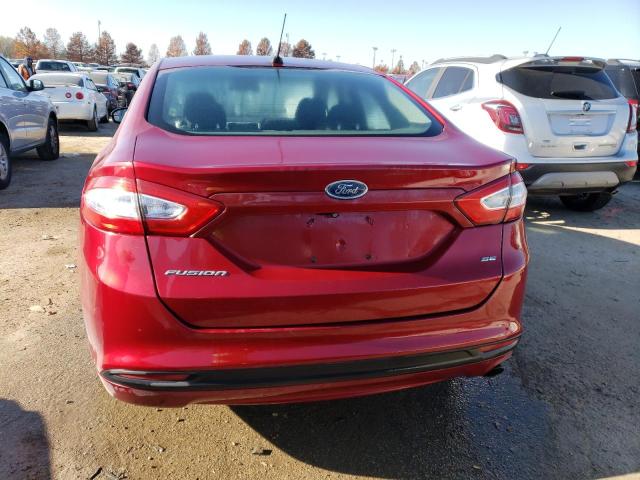 1FA6P0H78G5105928 - 2016 FORD FUSION SE RED photo 6