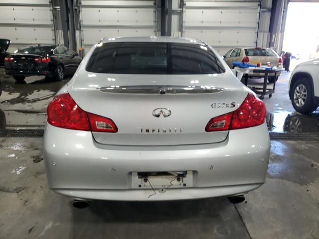 JN1CV6ARXCM973398 - 2012 INFINITI G37 SILVER photo 6