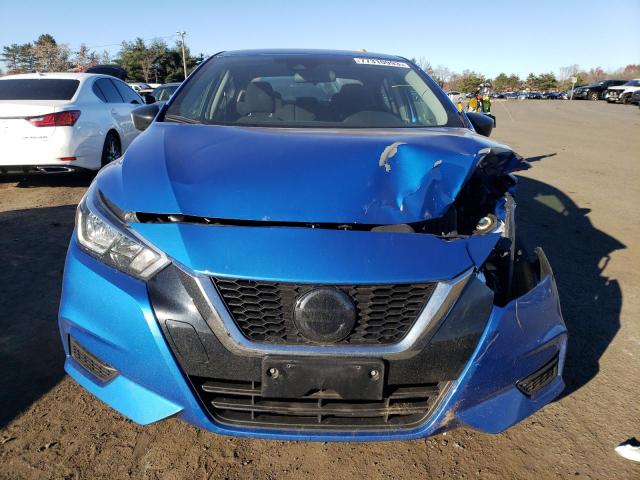 3N1CN8DV9ML819023 - 2021 NISSAN VERSA S BLUE photo 5