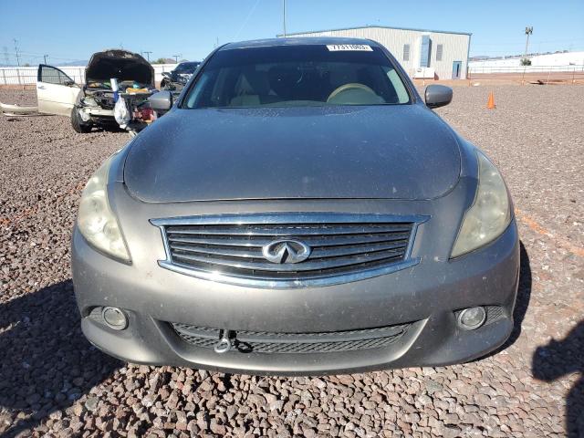 JN1CV6AP0AM402269 - 2010 INFINITI G37 BASE GRAY photo 5