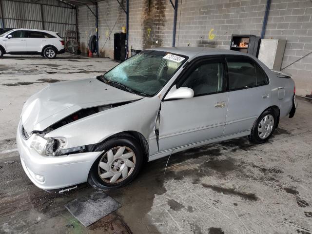 2T1BR12E42C576499 - 2002 TOYOTA COROLLA CE SILVER photo 1