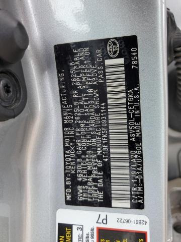 4T1BF1FK5FU931144 - 2015 TOYOTA CAMRY LE SILVER photo 12