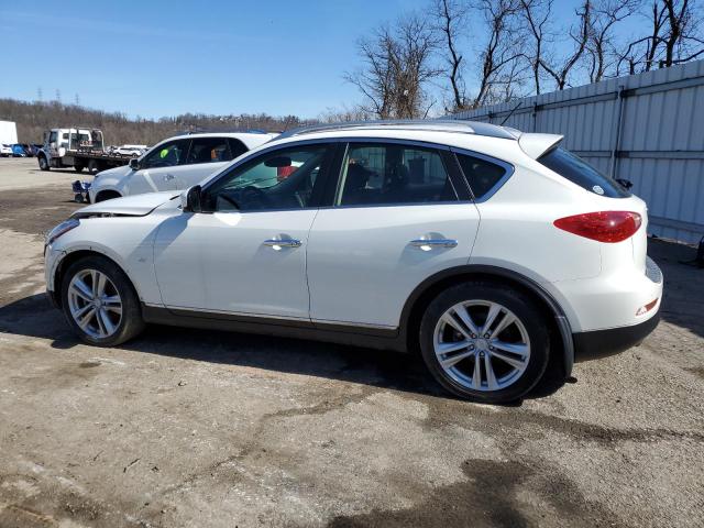 JN1BJ0HR3FM771839 - 2015 INFINITI QX50 WHITE photo 2