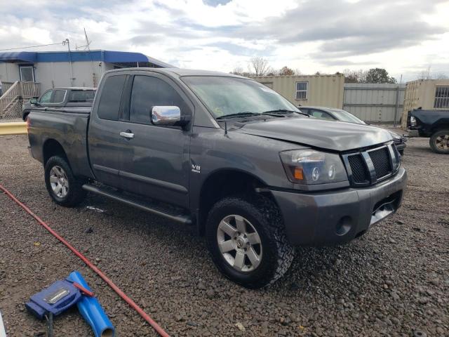 1N6AA06B04N535488 - 2004 NISSAN TITAN XE GRAY photo 4