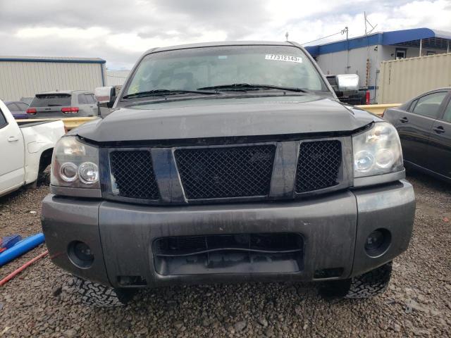 1N6AA06B04N535488 - 2004 NISSAN TITAN XE GRAY photo 5