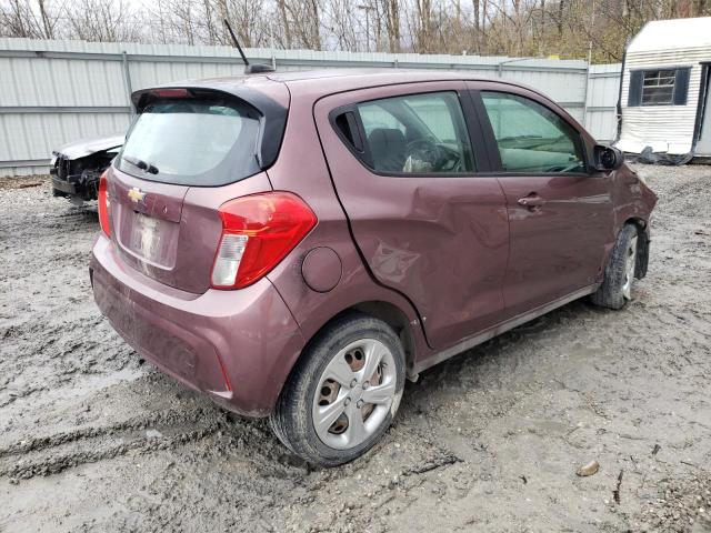 KL8CA6SA7KC719372 - 2019 CHEVROLET SPARK LS PURPLE photo 3