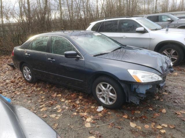 1HGCM56767A094216 - 2007 HONDA ACCORD EX BLUE photo 4