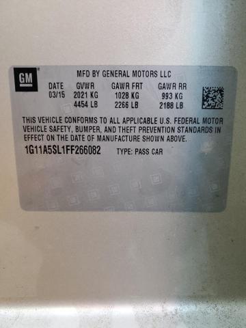 1G11A5SL1FF266082 - 2015 CHEVROLET MALIBU LS SILVER photo 13