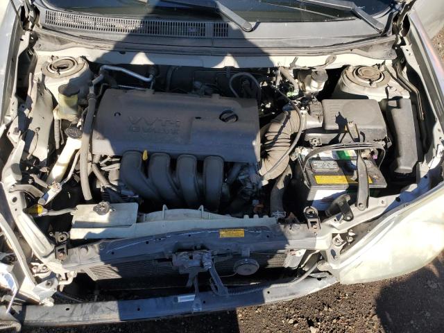 2T1KR32E24C226013 - 2004 TOYOTA COROLLA MA XR SILVER photo 11