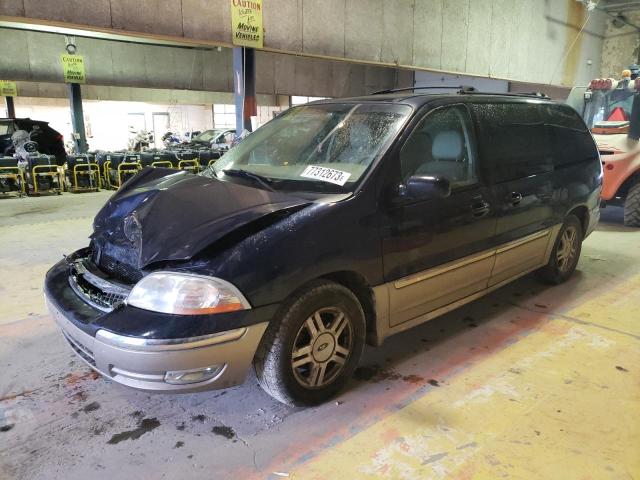 2FMZA53443BA39480 - 2003 FORD WINDSTAR SEL BLUE photo 1