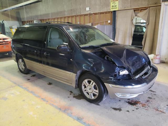 2FMZA53443BA39480 - 2003 FORD WINDSTAR SEL BLUE photo 4