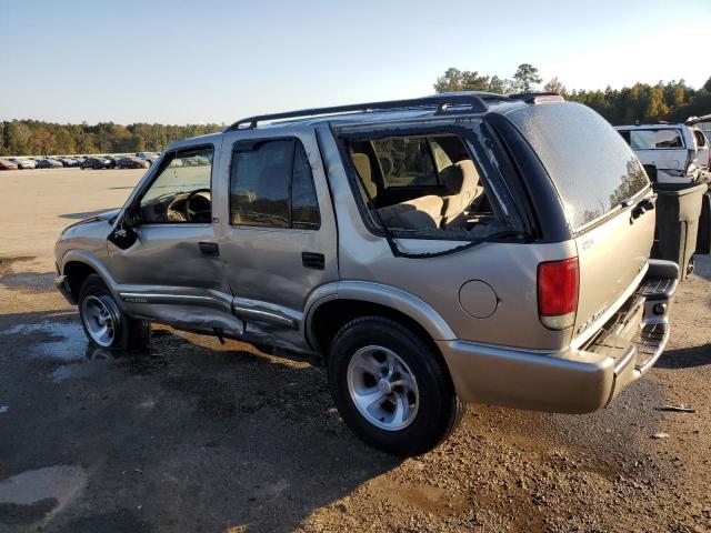 1GNCS13W71K244416 - 2001 CHEVROLET BLAZER TAN photo 2