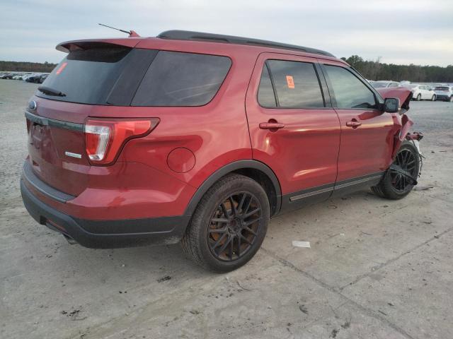 1FM5K7DH1JGC57035 - 2018 FORD EXPLORER XLT BURGUNDY photo 3