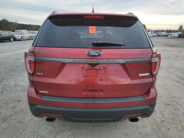 1FM5K7DH1JGC57035 - 2018 FORD EXPLORER XLT BURGUNDY photo 6