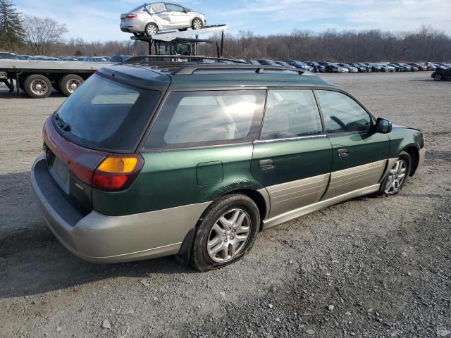 4S3BH665X17656979 - 2001 SUBARU LEGACY OUTBACK GREEN photo 3